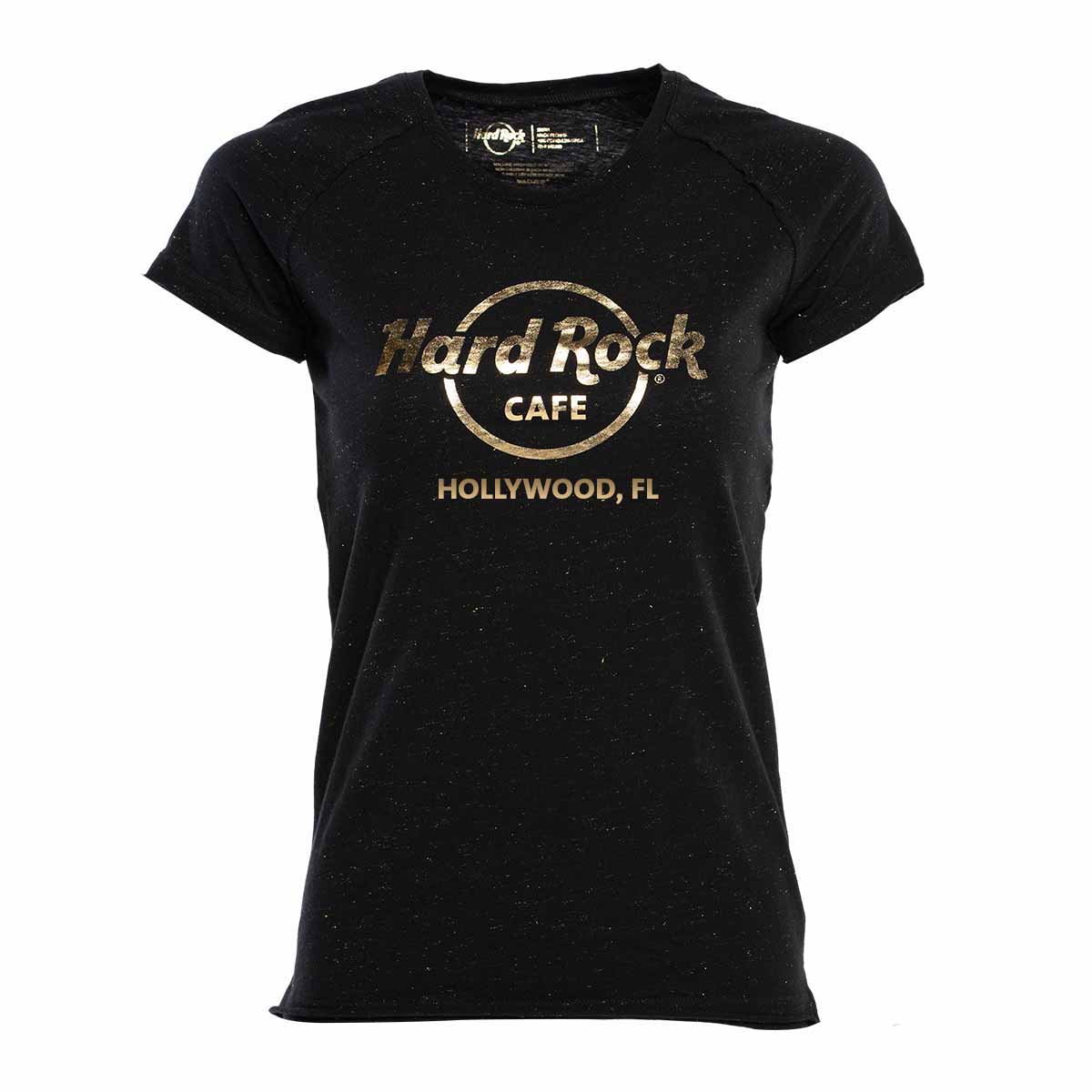 Women's Gold Thread and Foil Logo Tee image number 1